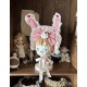 Peach White Tea Strawberry Bunny Talk One Piece(Reservation/Full Payment Without Shipping)